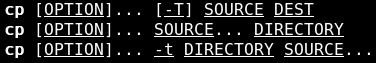 SYNOPSIS de cp