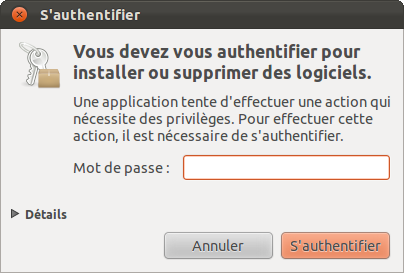 Rentrez votre mot de passe